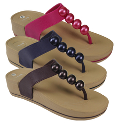 Ladies Bonkerz Lighweight Toe Post Sandals Colour Pack B