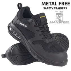 Maxsteel Safety Composite Toecap Trainer With A Bubble Sole MS62