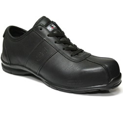 S.24 Daddy Metal Free Safety Trainers With Composite Toecap In Black Leather S3