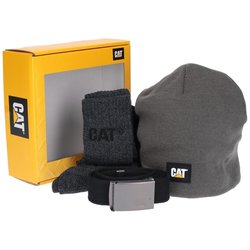 Caterpillar Cat Winter Accessories Gift Set With Socks Hat And Belt