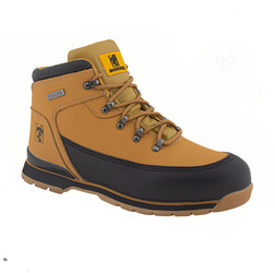 Maxsteel Lightweight Safety Boots With Steel Toecap MS25H Honey