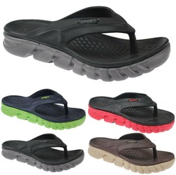 Mens Thong Strap Flip Flops With A Chunky Sole 8830