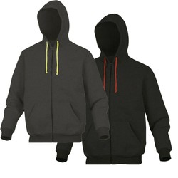 Delta Plus Cento Full Length Zip Hooded Sweatshirt