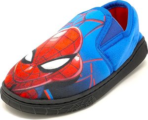 Infant Boys Spiderman Ercus Slip On Slippers In Black