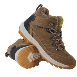 Mens Avic Adventure Water Repellent Hikers With Faux Fur Lining