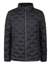 Mens Black Insulated Quilted Puffa Jacket